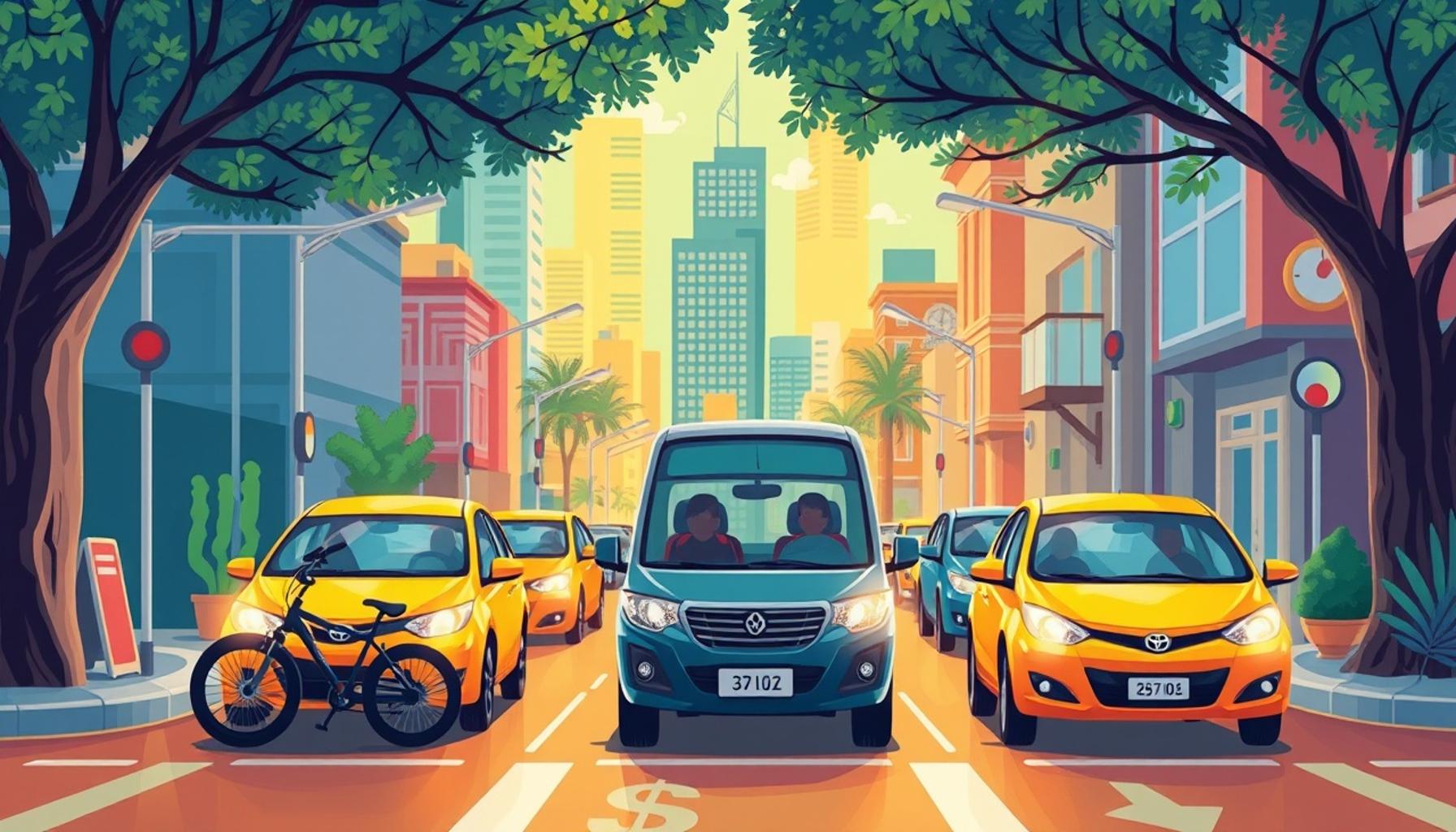 Soluções de mobilidade urbana sustentável e sua relação com a eficiência energética dos veículos