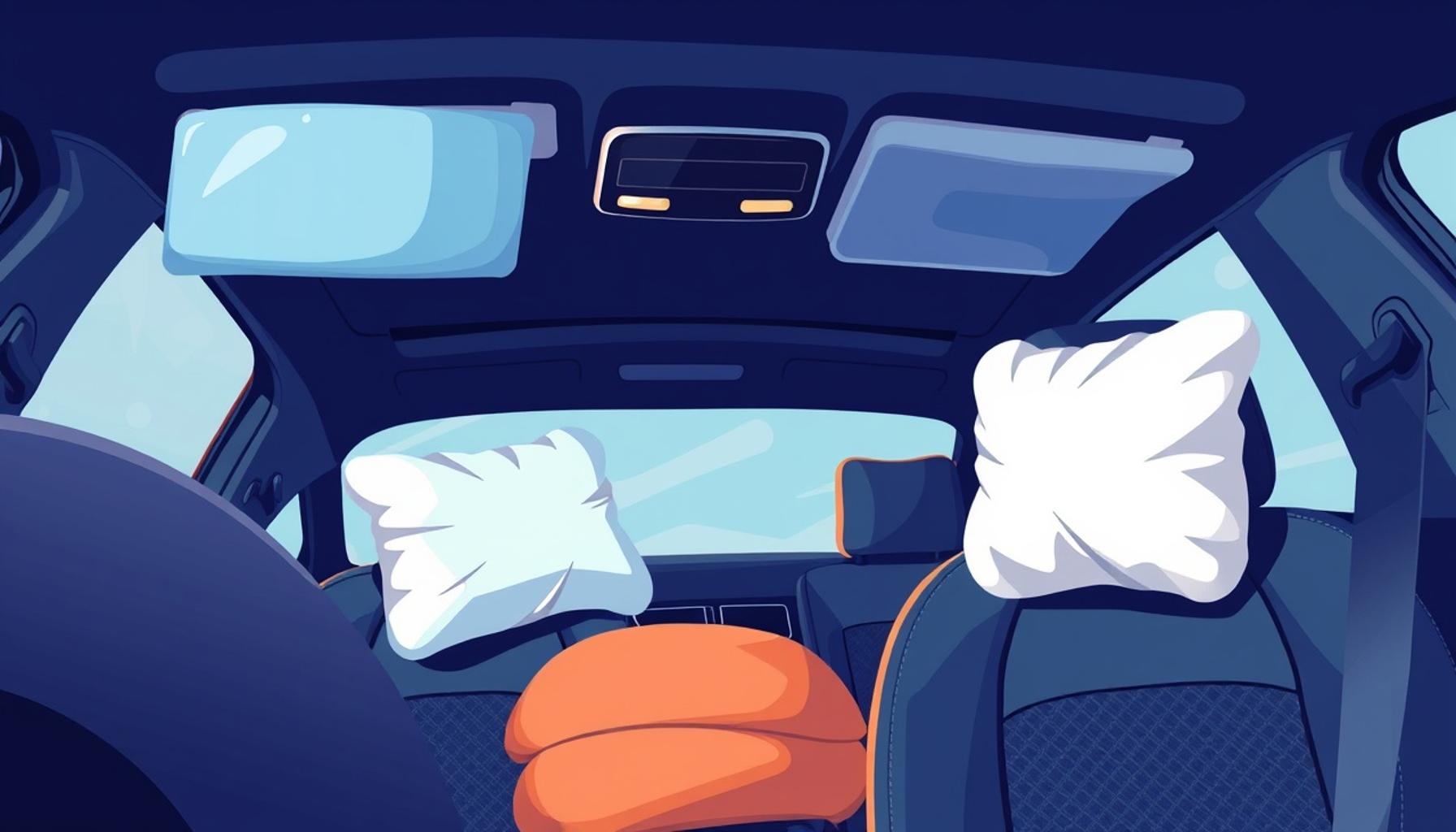 Análise dos sistemas de segurança passiva: airbags, cintos e estruturas de absorção de impacto
